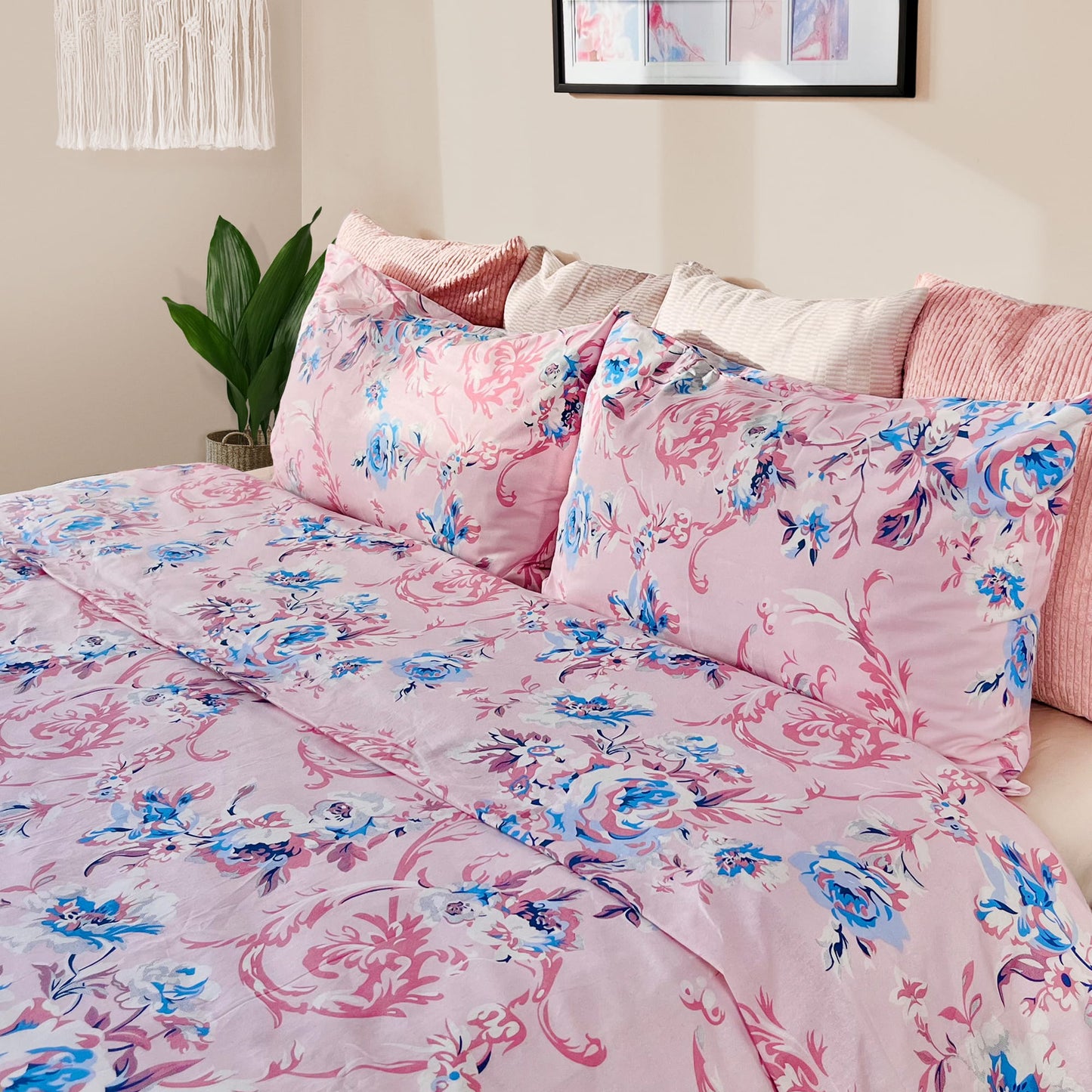 Duvet Cover Set & Fitted Bedsheets - SANOBER 100% Cotton